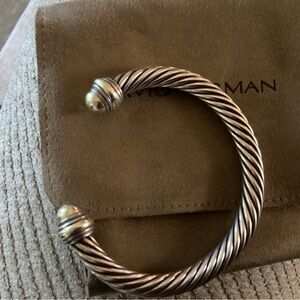 David Yurman Silver and Gold Bracelet